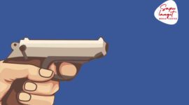 Ilustrasi Pistol.  (Dok. Sapulangit Media Cented/M. RIfai Azhari)