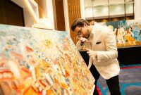 Mr. Cassin examines the sculptural depth of F.N. Souza’s impasto of a vibrant cityscape, where every line and heavy stroke affirms the artist’s status as India’s Picasso.