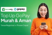 Top up GoPay lewat website bisa kamu lakukan melalui topupsaldo.com (Dok. Topupsaldo.com )