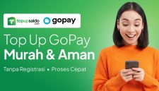 Top up GoPay lewat website bisa kamu lakukan melalui topupsaldo.com (Dok. Topupsaldo.com )